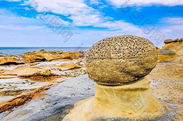 严厉的岩石海岸线炮兵岩石伟大的海洋路维多利亚澳大利亚