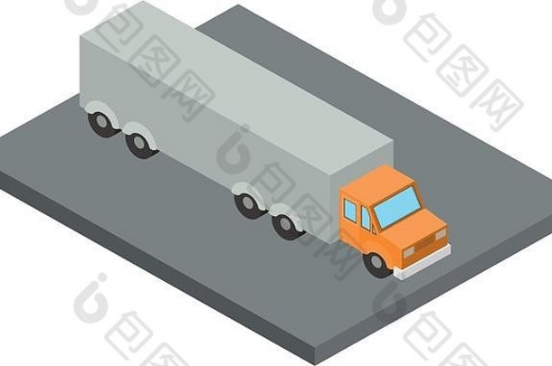 卡车运输交付图标