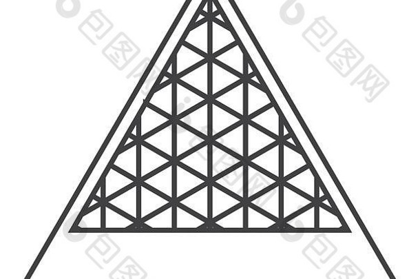三角形马赛克图标