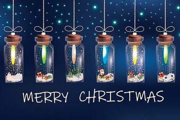 集合摘要圣诞节光霓虹灯加兰神奇的雪内部设计灯加兰发光的灯圣诞节假期闪闪发光的