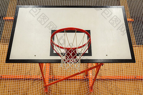 篮球希望笼子里公共健身房安全网