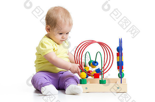 漂亮的婴儿颜色教育玩具