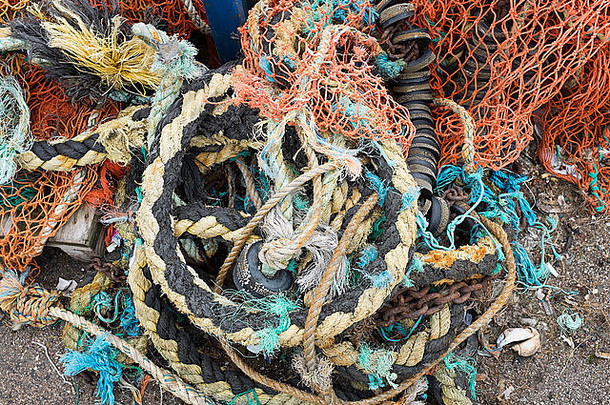 惠斯塔布尔港的渔网