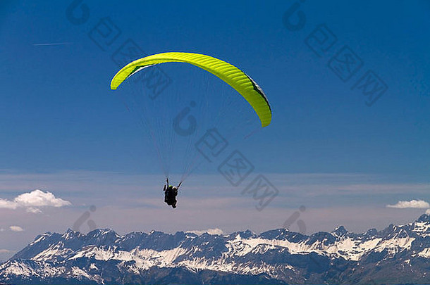 山地滑翔伞（绿色）