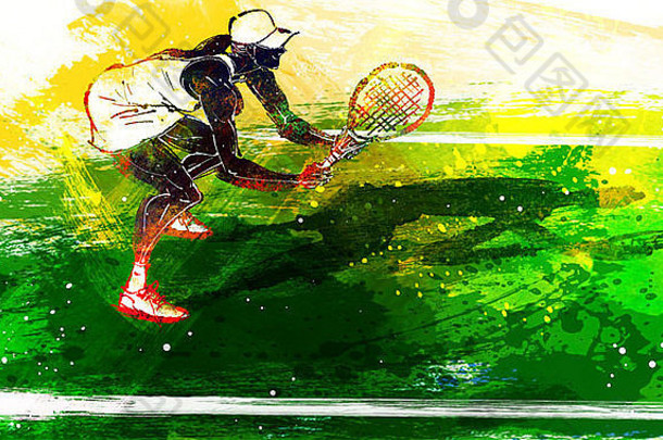 女网球球员