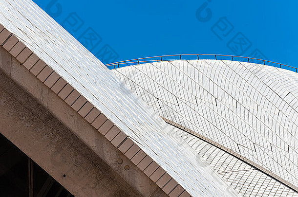 细节体系结构西德尼歌剧房子澳大利亚