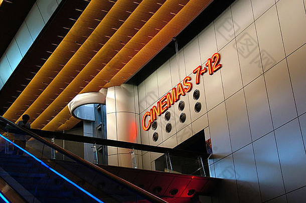 新西兰奥克兰市皇后街福斯娱乐中心电影院入口