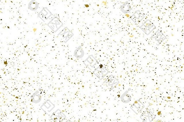 黄金闪闪发光的纹理孤立的白色琥珀色的粒子颜色庆祝背景金爆炸五彩纸屑设计元素数字背包