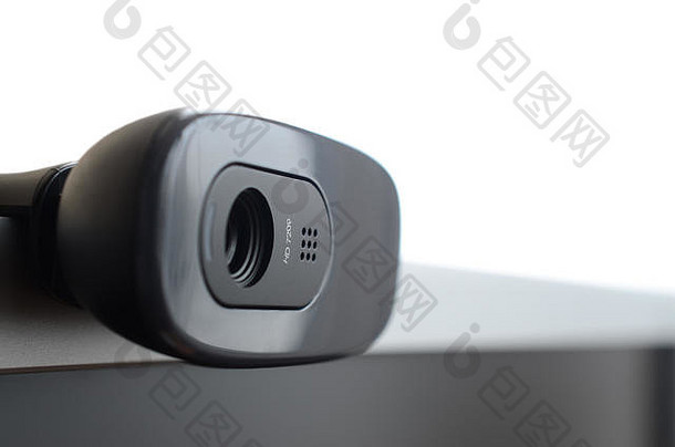 现代网络相机安装身体平屏幕监控设备视频沟通记录高质量视频