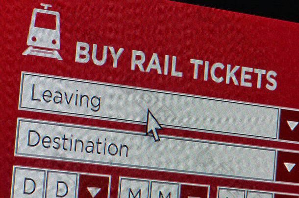 关闭虚构的网站邀请用户买铁路票进入搜索细节