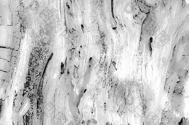木纹理深自然模式裂缝表面黑色的白色颜色木纹理黑色的白色颜色