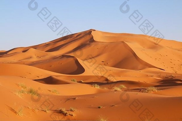 非洲摩洛哥埃尔格切比的撒哈拉沙丘