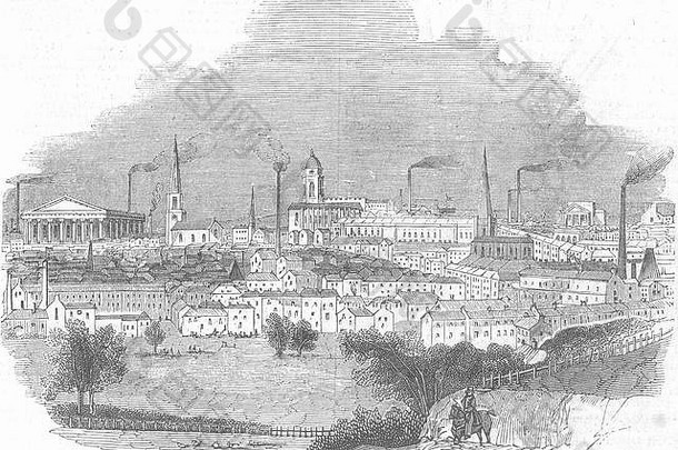 1844年的伯明翰战争。图文并茂的伦敦新闻