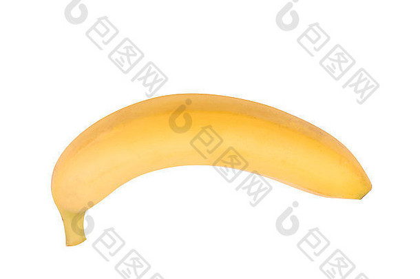 黄色的香蕉孤立的