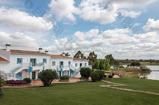 视图美丽的房<strong>地产别墅</strong>前山位于alentejo地区葡萄牙