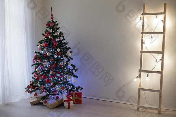 圣诞节一年礼物圣诞节树装饰