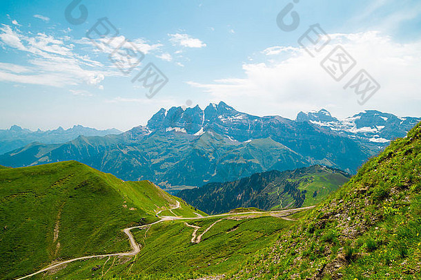 瑞士阿尔卑斯山风景区，索莱尔港旅游区。