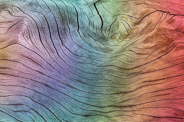 木粮食纹理彩虹效果背景多色柔和的明亮的梯度硬木材料表面美丽的模式明亮的