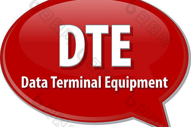 信息技术语音气泡图缩写词术语定义DTE数据终端设备
