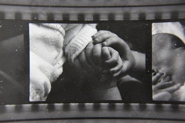 精细70年代复古接触印花黑白极限摄影