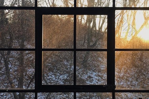 日落首尔这是冬天窗口