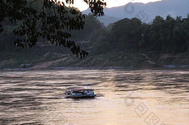 船meekong河老挝