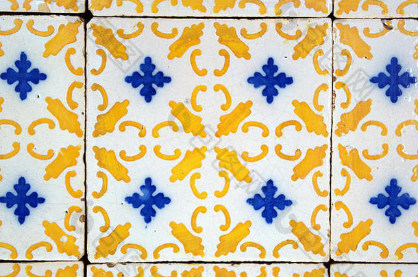 蓝知更鸟葡萄牙语瓷砖