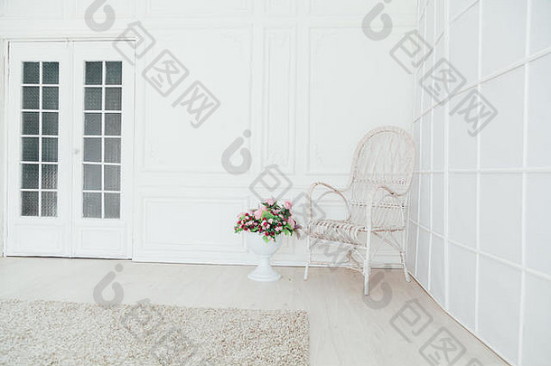 椅子室内白色房间装饰房子