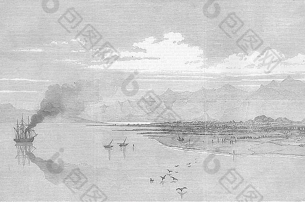 1867年，祖拉湾北佐拉厄立特里亚登陆场。图文并茂的伦敦新闻