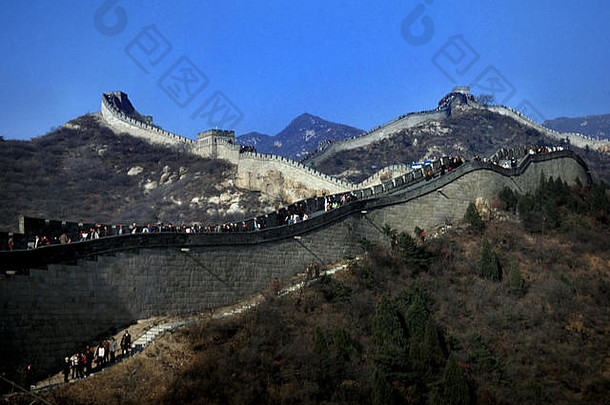 八达岭部分伟大的墙中国西北北京中国