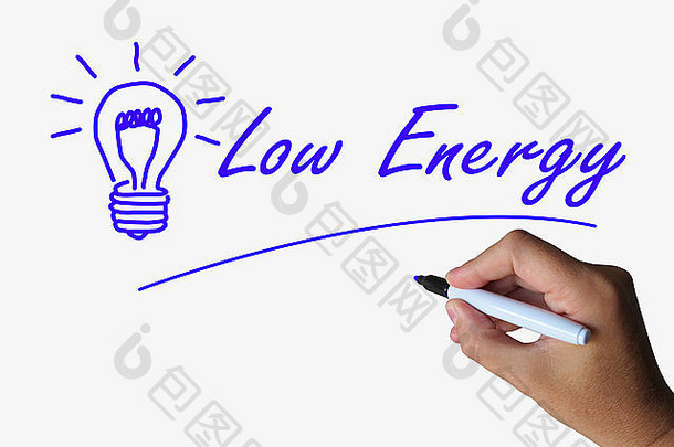 低能源灯泡指示权力环保