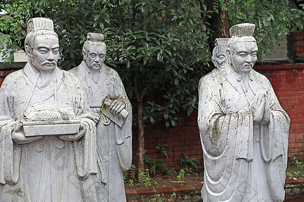 中国人圣人雕像长崎日本