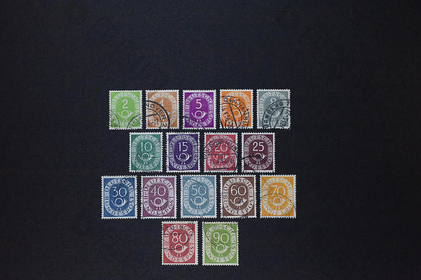 德国-邮号-邮票