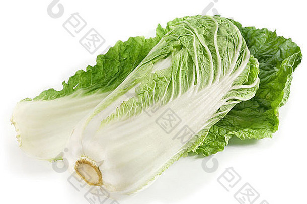 卷心菜中国人vegatable孤立的白色背景