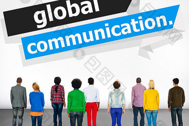 全球通信连接通信概念