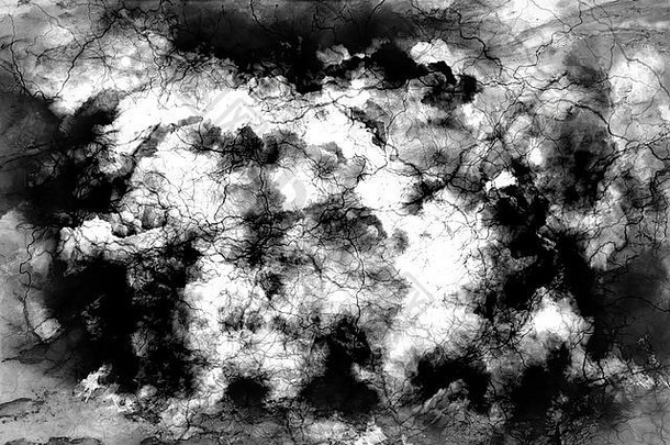 黑色的白色难看的东西背景画云大理石墙