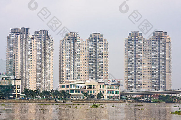 现代住宅建筑高层建筑西贡谁警察局城市越南亚洲