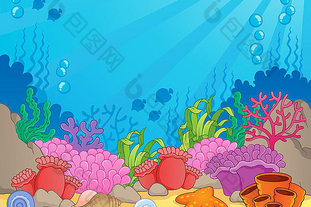 珊瑚礁主题图片4-图片插图。