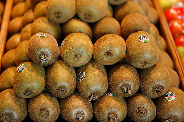 猕猴桃当地的市场马略卡岛西班牙