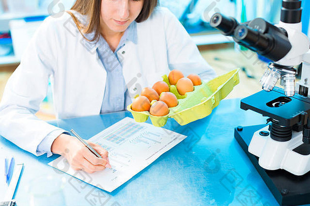 鸡蛋产品研究质量控制处理食物