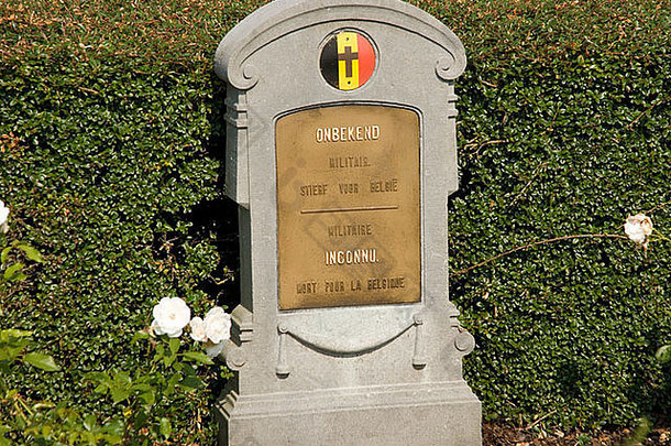 比利时世界战争墓地拉姆斯卡佩勒纽波特比利时