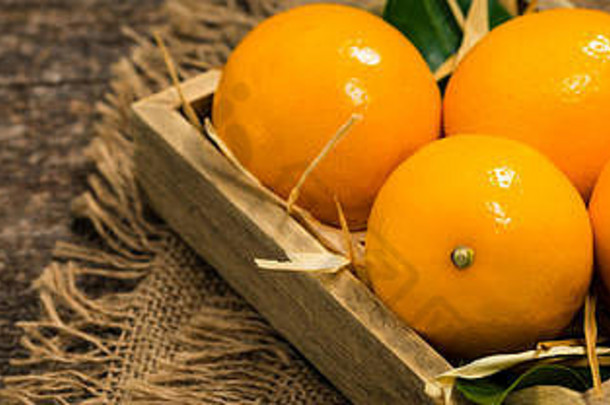 柠檬橙子迈耶柠檬混合动力柑橘类水果本地的<strong>中国</strong>