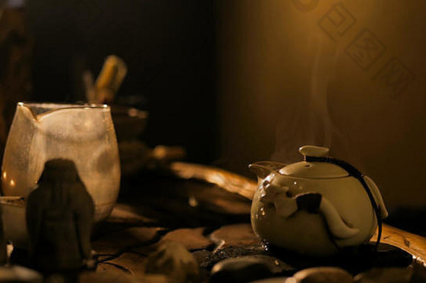 传统的中国人茶仪式