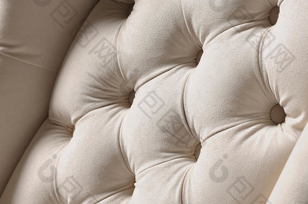 奢侈品软垫家具舒适的时尚的有吸引力的颜色孤立的白色背景