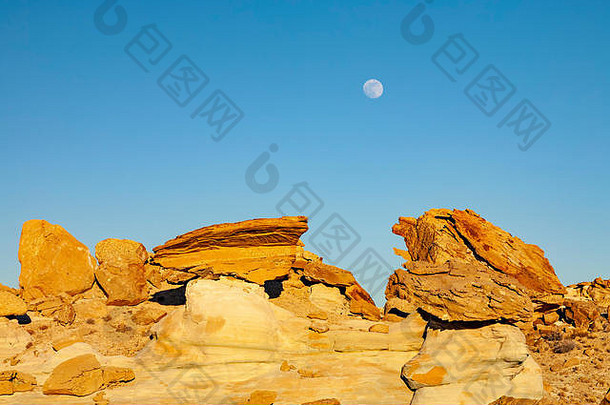 月光岩石砂岩形成