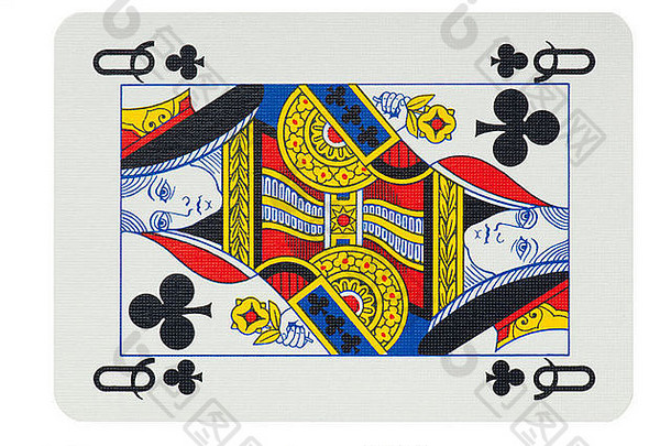玩卡片扑克减少出局白色背景