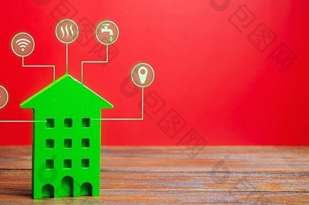 微型木房子符号公共公用事业公司选择房子买评估成本条件建筑位置感觉