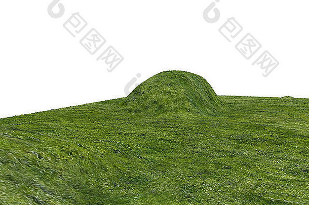 绿色草山