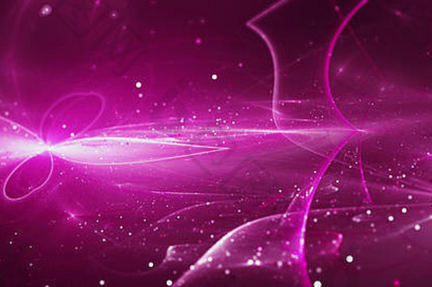 粉红色的发光的<strong>未来</strong>主义的创新技术塔布斯粒子电脑生成的摘要背景呈现