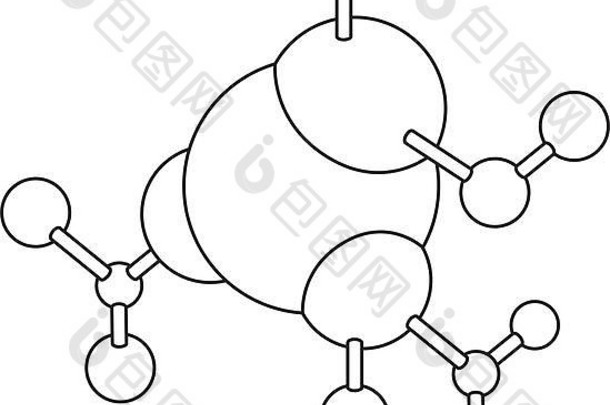 结构分子科学图标